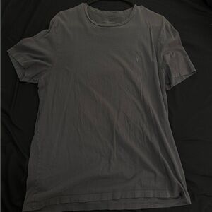 All Saints Men's Charcoal Tee